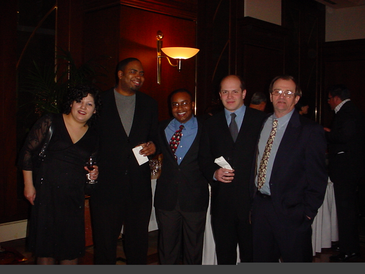 Percy Herold celebrating New Year's Eve 2004